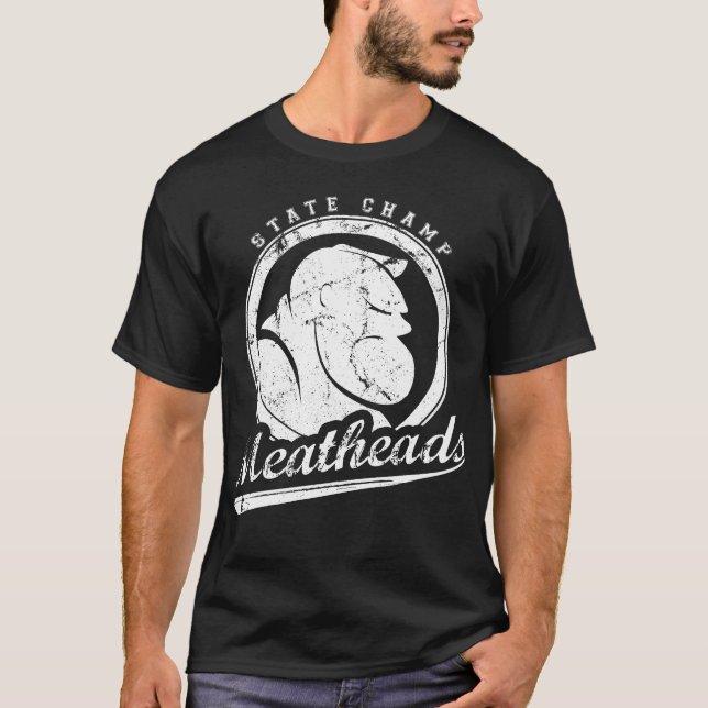 Meatheads T-Stück, Version 1 (dunkles T-Stück) T-Shirt (Vorderseite)