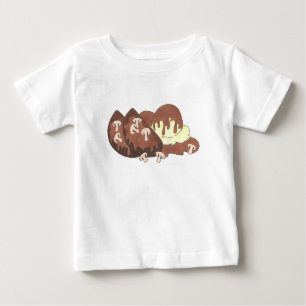 Meatloaf Fleisch mit Kartoffeln Pilz Gravy Nahrung Baby T-shirt