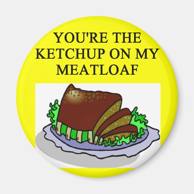 MEATLOAF-Liebhaber Magnet (Vorne)
