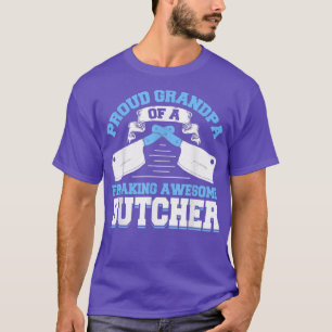 Meatman Opa Butcher Shop Fleischmarkt Großer Markt T-Shirt