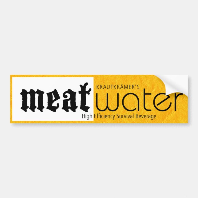 MeatWater Autoaufkleber (Vorne)