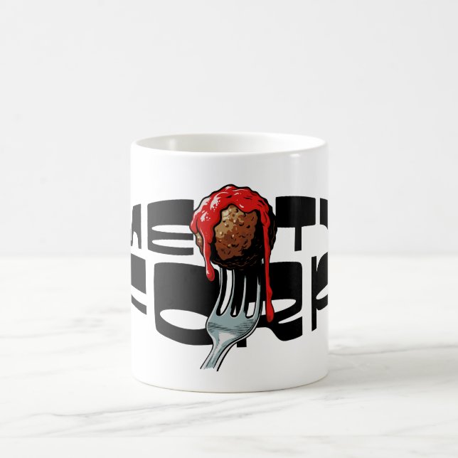 Meaty Fork (Mighty Force) Kaffeetasse (Mittel)
