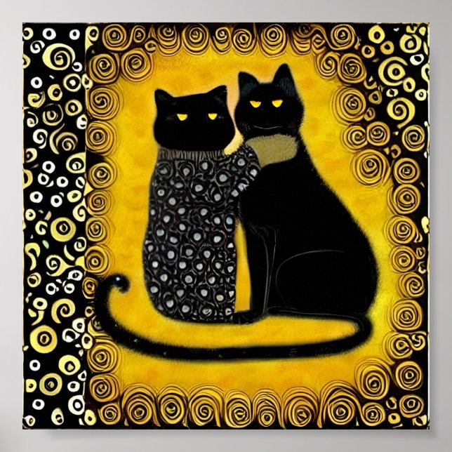 Meau! Katze! Poster (Vorne)