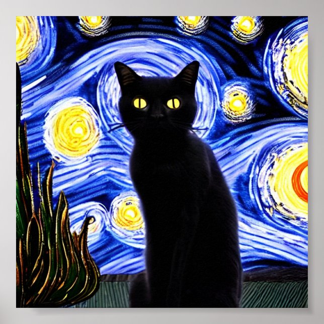 Meau! Katze! Poster (Vorne)