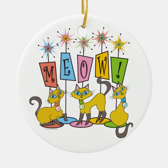 Meau! Keramikornament (Vorne)