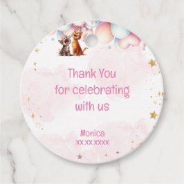 Meaulkatzen Meow-Kindergeburtstag danke Ihnen Geschenkanhänger