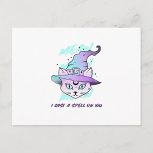 MEAW MEAW Ich verhexe dich Postkarte