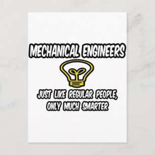 Mech Engineers... Regelmäßige Leute, nur schlauer Postkarte