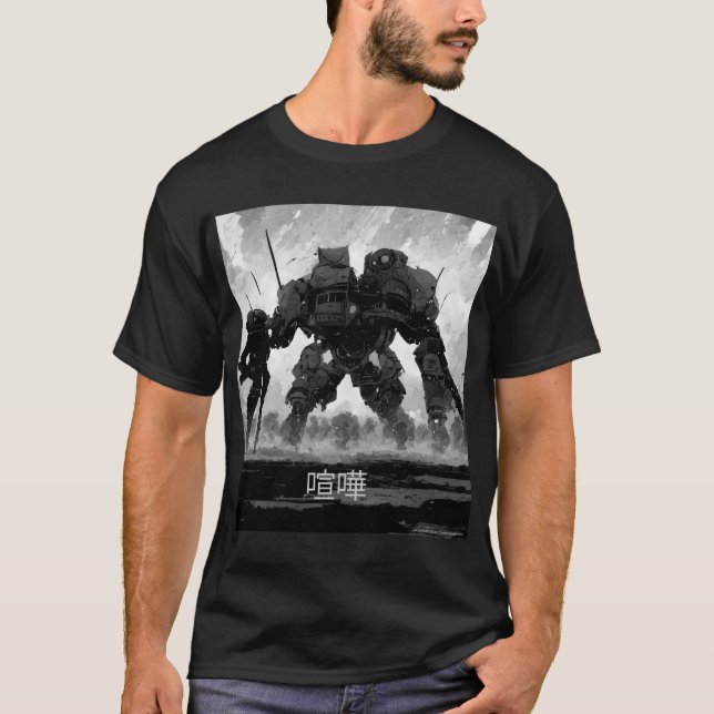 Mech Warrior Aftermath T-Shirt (Vorderseite)