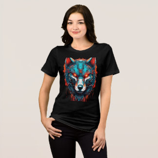 Mech Wolf Damen Tri-Blend T-Shirt Shirt