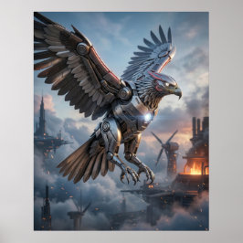 Mecha-Adler-Schmiede Poster
