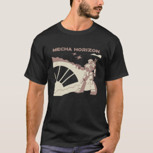 Mecha Horizon - Futuristischer T - Shirt