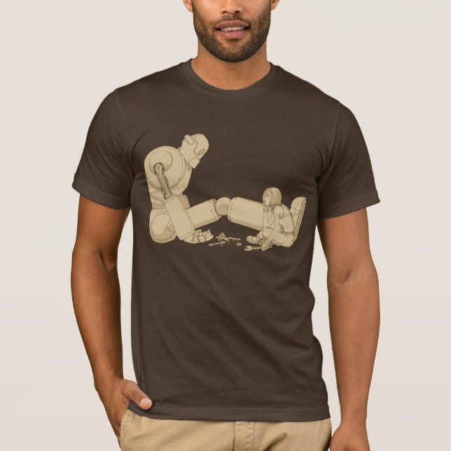 Mecha Mädchen T-Shirt (Vorderseite)