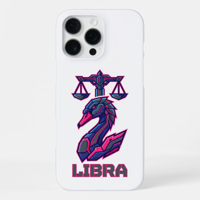 Mecha SciFi Cyber Libra Zodiac Gaming Rüstung iPhone Hülle (Rückseite)