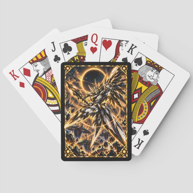 Mecha Warrior: Eclipse Sovereign Spielkarten (Rückseite)