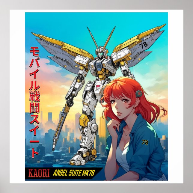 MECHA WARRIOR - KAORI'S ANGEL SUITE MK78 POSTER (Vorne)