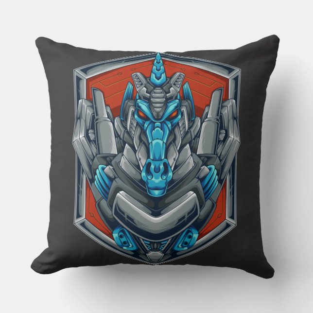 Mecha Warriors Kissen (Vorderseite)