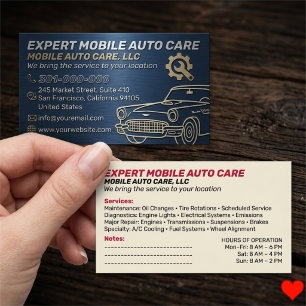 Mechani Service Auto-Reparatur & Auto-Klimaanlagen Visitenkarte