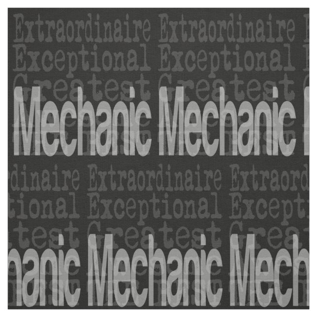 Mechanic Außerordentliche Stoff (Muster)
