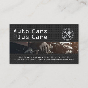 Mechanic Car Care Performance-Shop Visitenkarte