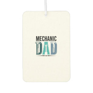Mechanic Dad Vintage Tool Typography Design_1 Autolufterfrischer