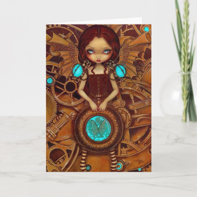 "Mechanical Angel I" Greeting Card Karte (Vorderseite)