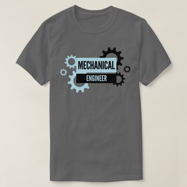 Mechanical Engineer Pinion Wizard Graduation Skill T-Shirt (Design vorne)