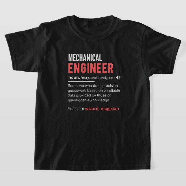 Mechanical ENGINEER T-Shirt (Ablage )