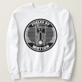 Mechanical Kinetic Piston Circular Mark Sweatshirt