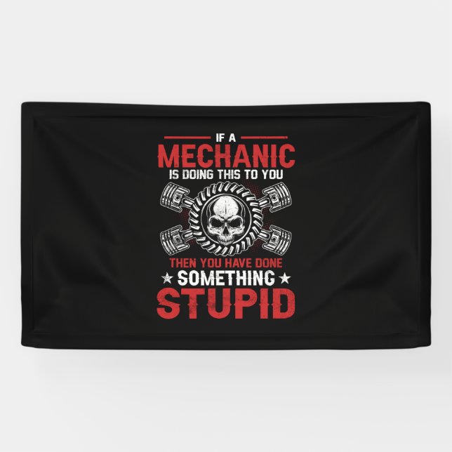 Mechanik | Ein Mechaniker tut es. Banner (Horizontal)