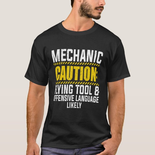 Mechanik für Typ-Anhänger per Drag Racing T-Shirt (Vorderseite)