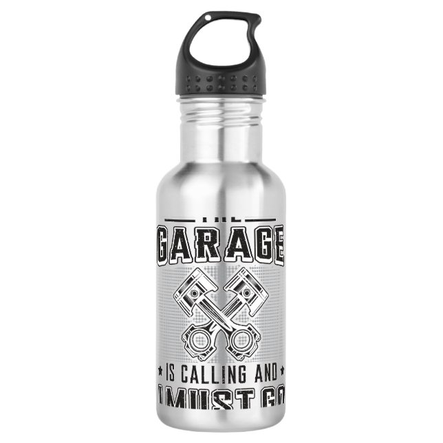 Mechanik Garage Reparatur Schönes Geschenk Edelstahlflasche (Vorderseite)