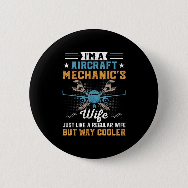 Mechanik I ist eine Mechanik-Ehefrau Button (Vorderseite)