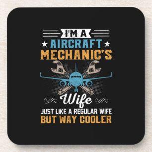 Mechanik I ist eine Mechanik-Ehefrau Getränkeuntersetzer