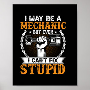Mechanik I vielleicht ein Mechaniker Poster