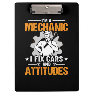 Mechanik Ich bin ein Mechaniker-I-Fix Klemmbrett