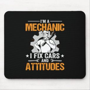 Mechanik Ich bin ein Mechaniker-I-Fix Mousepad