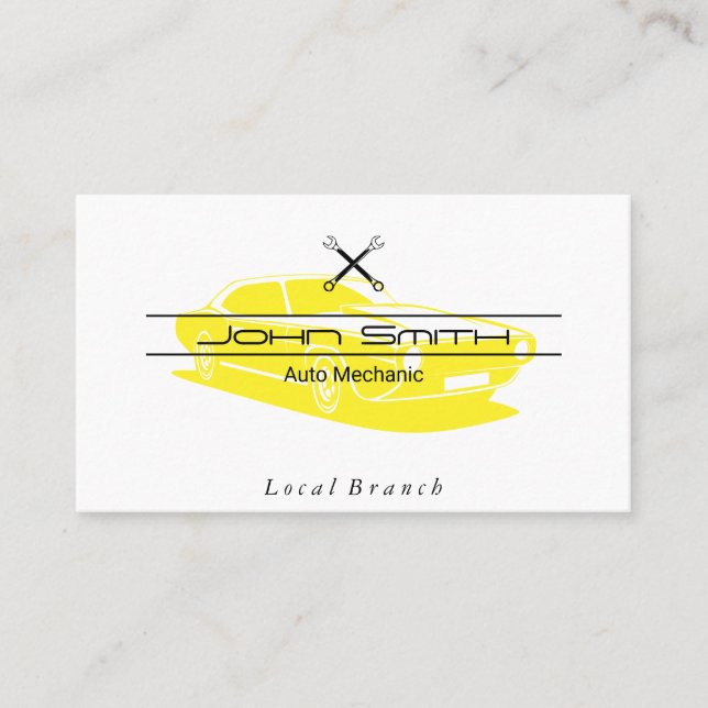 Mechanik | Ingenieur | Wrenches Visitenkarte (Vorderseite)