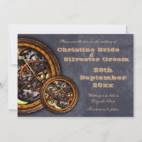 Mechanik und Leder, Save the Date 12x18