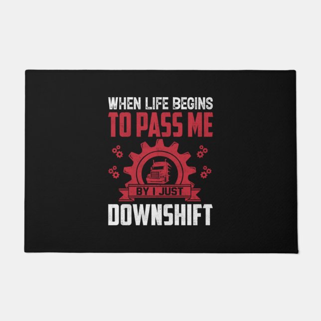 Mechanik, wenn das Leben beginnt, mich zu übergebe Fußmatte (Vorderseite)
