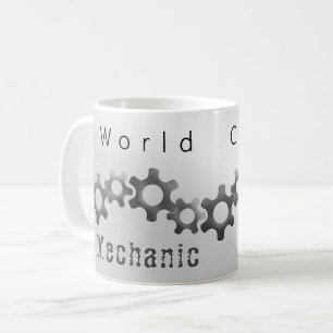 Mechaniker auf Weltniveau Metallic Kaffeetasse