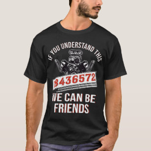 Mechaniker Auto Mechaniker 18436572 V8 Motor Mecha T-Shirt