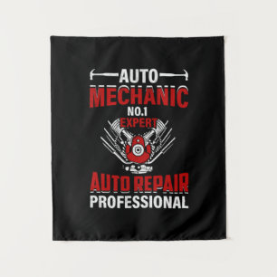 Mechaniker Auto Mechaniker Nr. 1 Experte Wandteppich