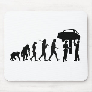Mechaniker-Auto-Reparatur-Werkstatt-Personal-Gang Mousepad