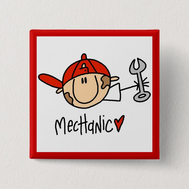 Mechaniker Button (Vorderseite)