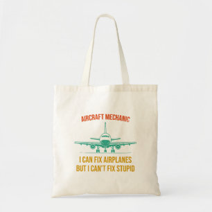 Mechaniker des Flugzeugs kann ich Flugzeuge repari Tragetasche