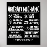 Mechaniker des Luftfahrzeugs - Mechanisches Multit