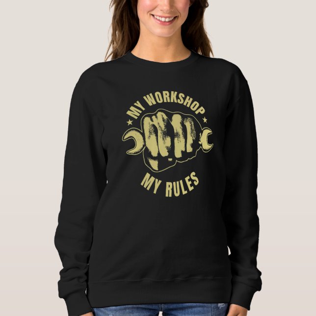 Mechaniker des Workshops Sweatshirt (Vorderseite)