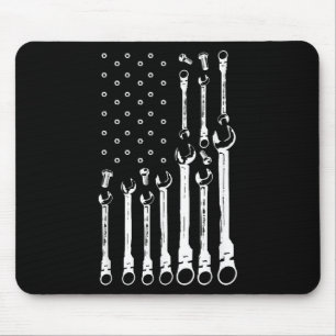 Mechaniker-Flagge Amerikanische patriotische Flagg Mousepad