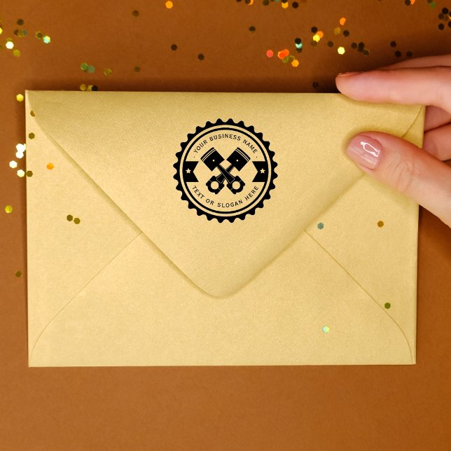 Mechaniker für berufliches Auto Gummistempel (Von Creator hochgeladen)